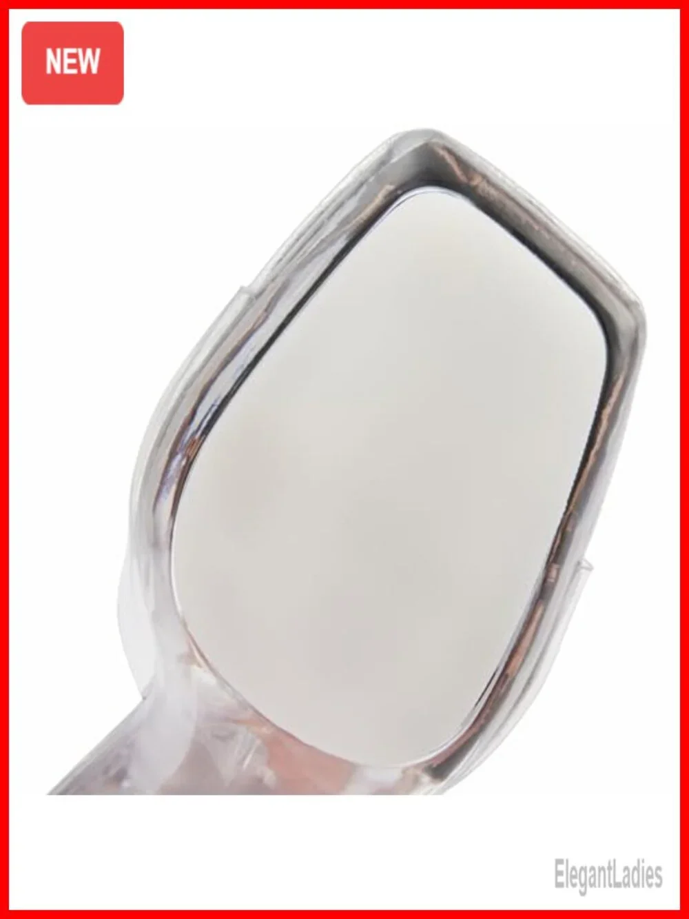 Clear Platform High Heeled Sandals Stiletto Square Toe Slip On